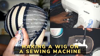 How To: Make A Lace Closure Wig On A Sewing Machine, Measure Ventilated Wig Cap, Remove Plastic