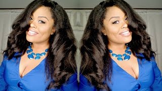 Kinky Straight Withw/ Full Lace Frontal | Blow Out Kinky Straight From Hergivenhair