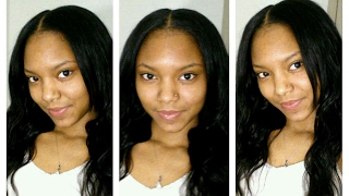 How To| Do A Middle Part Sew In (Beginner Friendly)