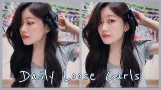 How To: Daily Loose Curls & Side Bangs