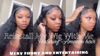 Reinstall My Wig With Me (Scalp) Ft~Amazon (Funny Edition)