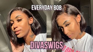 Everyday 10" Bob Wig Install | Beginner Friendly Ft Divaswigs