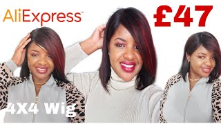 Aliexpress Short Bob Wig|| Styling And Colouring