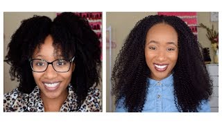 Perfect Textured Upart Wig For 4C Hair! How To Blend 4C Hair Quick And Easy L Protective Styles Hair