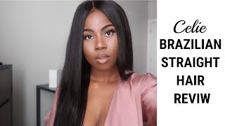 Celie Hair Review (Aliexpress)| Brazilian Straight With Lace Frontal Closure