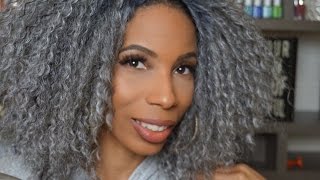 Gorgeous Gray Hair|Beshe Lady Lace Front Lldp 212 Chopped/Review