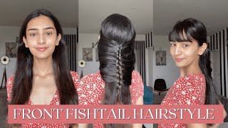 Dreamy Hairstyle Paired With Clip-In Bangs | Human Hair Extensions | Quick & Easy Hairstyle #Shorts