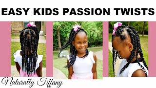Easy Kids Passion Twists | Protective Style | Kids Natural Hair Care