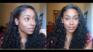 Hair | Hair Quickie - How I Blend Relaxed Hair W/ Curly Extensions