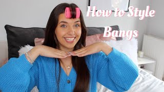 My Hair Routine- How To Style Bangs