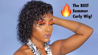 The Best Summer Curly Bob! Ft. Isee Hair Aliexpress  | Petite-Sue Divinitii