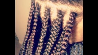 How I Complete A Single Box Braid Weave Extensions