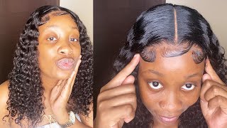 It’S Giving Short Wig Deep Wave Glueless Lace Wig Review Ft Tinashe Hair