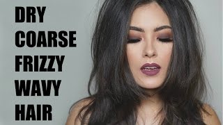 My Hair Care Routine And Styling For Dry Hair | Melissa Alatorre