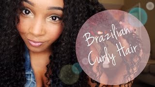 Brazilian Deep Curly Wig With Lace Closure (Vip Beauty Hair)