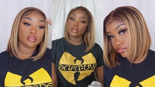Omg This Pre Colored Highlighted Bob Wig Is Everything No Hair Dye Needed| Under $150 X Unice Hair
