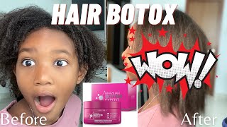 Hair Botox Treatment On My Daughters 4C Hair| Shocking Hair Transformation