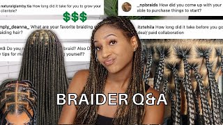Braider Q&A | My Last Job, Back & Hand Pain, Favorite Brand Of Braiding Hair