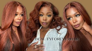  Shes Bomb & She Curls! Kiny Straight 33B Aubrun 13X4 Lace Wig! Easy Install! Beautyforeverhair