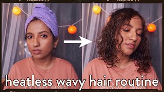 Wavy Hair Routine (Heatless) 2020 ‍ | Beginner'S Haircare + Styling // #Magalibeauty