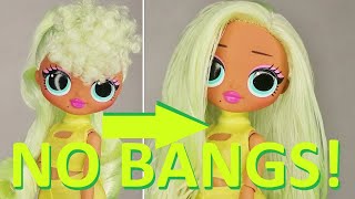 Lol Omg Bang Removal & Restyle On Lady Diva (With Curly Bangs)