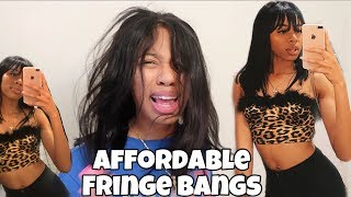 Affordable Fringe Bang Aliexpress Wig! Ft. Unice Hair