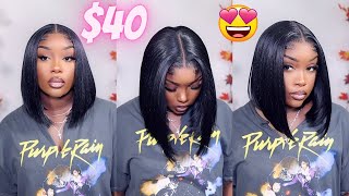 It'S The $40 Bob For Me! Amazon Prime Wig Install | Outre Isabella | Stiff Where? Best Summer W
