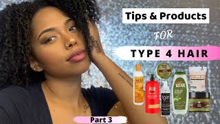 Type 4A/4B/4C Hair - Hair Care Tips And Products | Let'S Talk About Curls - Part 3 | Vonnielove