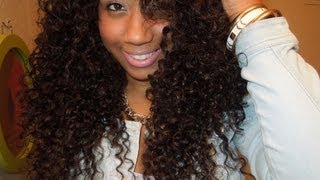 Beautiful Curly Hair: Virgin Brazilian Ocean Tropic Loose W/ Lace Closure