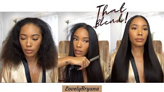 Tired Of Clip Ins | I Straightened My Hair For This! | Unice X Lovely Bryana
