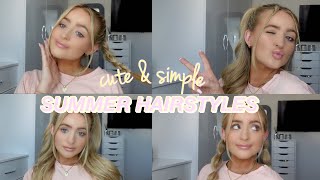 7 Easy Heatless Hairstyles For Summer!! *Quick & Easy*