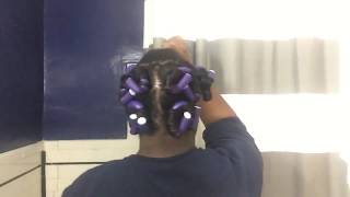 Flexi Rod Set On Relaxed Hair 2018