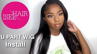 U-Part Wig | Isee Hair Install