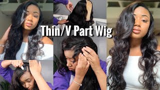 Way Better Than Uparts!  Body Wave V Part Review  | Nadula Hair V Part Wig