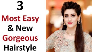 3 Most Beautiful & Gorgeous Hairstyle - Easy Festival Hairs Style
