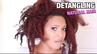 How To Detangle Matted & Tangled Natural Hair Without Ripping It Out!