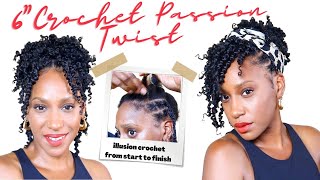 How To: Crochet Passion Twist With Illusion Crochet Braid Pattern From Start To Finish