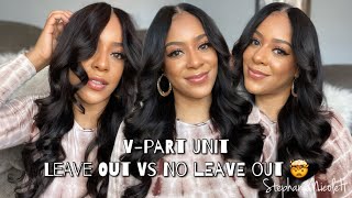 V-Part Body Wave Unit Featuring Unice Hair | With And Without Leave Out
