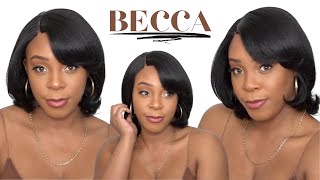 Outre The Daily Wig Synthetic Hair Lace Part Wig - Becca --/Wigtypes.Com