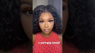 Another Easy Way To Install V Part Wig From 4Girl4Ever Hair Which Updates Of U Part Human Hair Wigs.