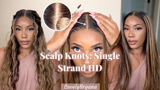 Super Realistic Hd Lace Blonde Wig | Scalp Knots | Lovelybryana X Idn Hair
