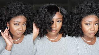 Omg!  Flawless Bouncy Curls | Glueless Closure Lace Wig Install | Recool