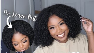 No Leave Out! No Lace! *New I Part Wig| Natural Kinky Curly| Ilikehairwig.Com