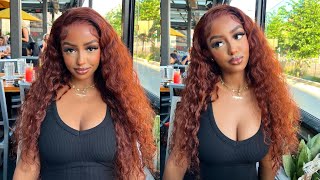 The Cutest Ginger Water Wave Wig! | Ft. Hurela Hair