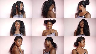 10 Relaxed Hair Hairstyles // Quick And Easy // Hairlistabomb