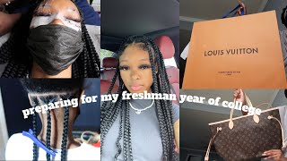 Preparing For My Freshman Year Of College | New Hair, Lash Appt, Lv Purse, + More