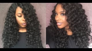 Kylie - Freetress Equal Lace Deep Invisible L Part Synthetic Lace Front Wig * Hair To Beauty *