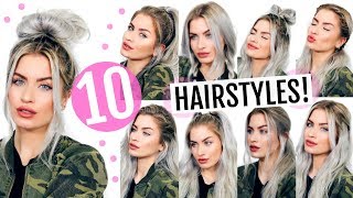 10 Heatless Back To School Hairstyles! | Lyssryann