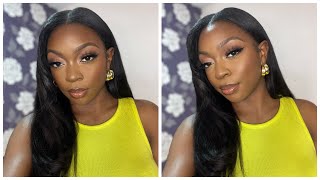 I Like Hair Yaki Straight I-Part Wig First Impressions W/ & Without Leave-Out