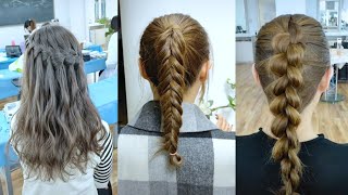 Bun Hairstyles For Back To School || Prom Heatless Hairstyles!  Best Hairstyles For Girls #9